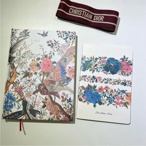 Dior beauty gift Floral Notebooks Set
